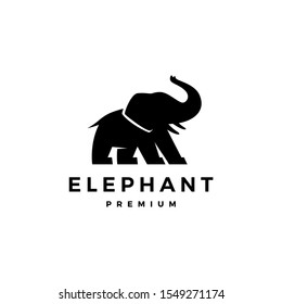 elephant logo vector icon illustration