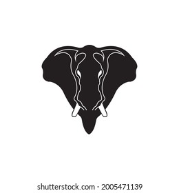 elephant logo vector icon illustration
