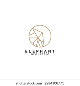 elephant logo vector icon illustration