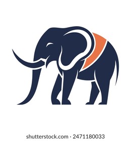 Elephant Logo Vector Icon Illustration