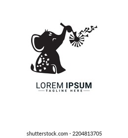 Elephant  logo vector illustration design 