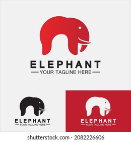 Elephant Logo Vector Illustrator Design Template