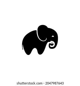 elephant logo vector simple and clean