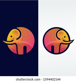 elephant logo vector, template, illustration