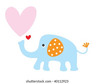 elephant love greeting