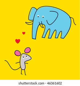 elephant loves rat