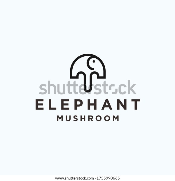 elephant mushroom logo.
elephant icon