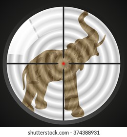 elephant on target