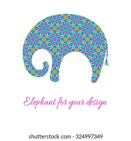 elephant with ornament