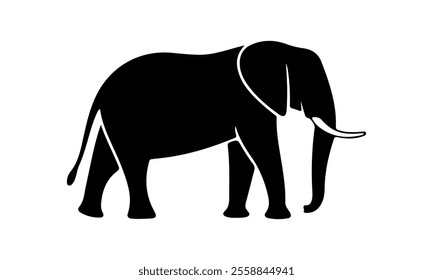 elephant, outline, head, abstract, art, cartoon, illustration, animal, cute, design, symbol, vector, africa, african, characters, children, cut out, doodle, graphic, horizontal, huge, indian, mammal, 