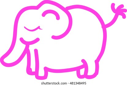 Elephant pattern