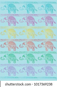 Elephant pattern background