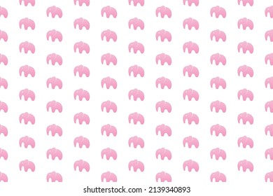Elephant pattern design and colorful art