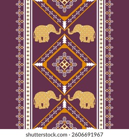 Elephant Pattern geometric pattern Native American