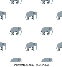 Elephant pattern seamless for any design vector illustration