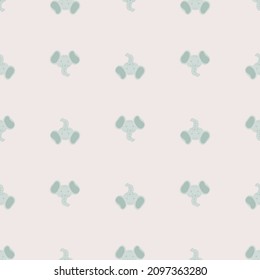 Elephant pattern seamless in freehand style. Head animals on colorful background. Vector illustration for textile prints, fabric, banners, backdrops and wallpapers.