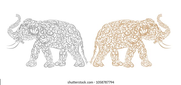 22,719 Gold Elephant Images, Stock Photos & Vectors | Shutterstock