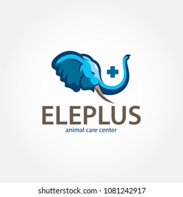 Elephant Plus Logo Design