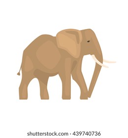 Elephant Realistic Simplified Drawing