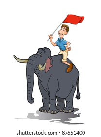 1,884 Elephant Ride Vector Images, Stock Photos & Vectors | Shutterstock