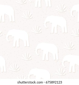 Elephant seamless pattern background. Abstract elephant pattern for pet shop card, veterinarian office, animal album, scrapbook, wallpaper, bag print, holiday wrapping paper, textile,  t shirt etc