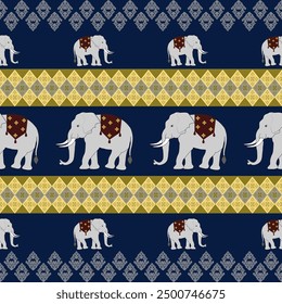 Elephant seamless pattern for fabric design  clothing, textile, wrapping, background, wallpaper, carpet,rug,backdrop