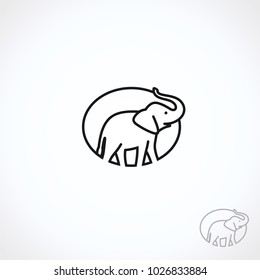 Elephant set. Vector