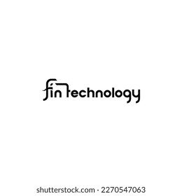 Elephant shape letter mark fintech logo
