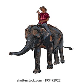 Elephant show and training with mahout