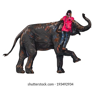 Elephant show and training with mahout