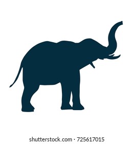 elephant side view icon