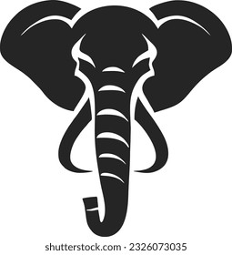 Elephant sign logo design, Elephant badge emblem vector icon, Vector illustration 20