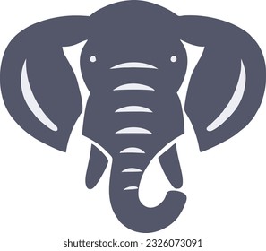 Elephant sign logo design, Elephant badge emblem vector icon, Vector illustration 3 svg