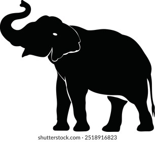 elefante silhueta ícone design vetor ilustração sobre fundo branco