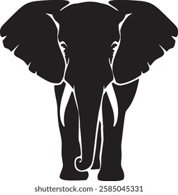 Elephant Silhouette vector art design