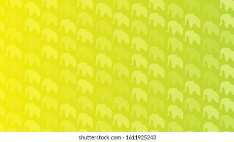 Elephant silhouette. Vector illustration for nice Background