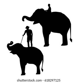 Elephant Silhouettes