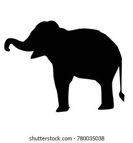 Elephant Silhouettes vector