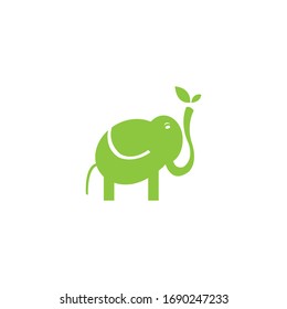 elephant simple color icon. vector design