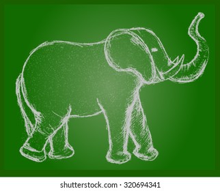 elephant, sketch