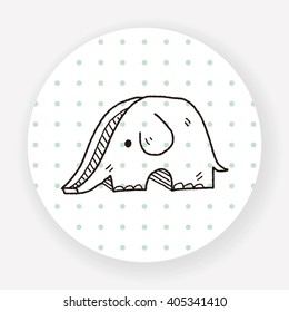 Elephant SLIDE doodle