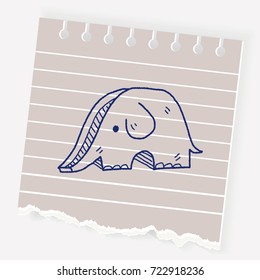 Elephant SLIDE doodle