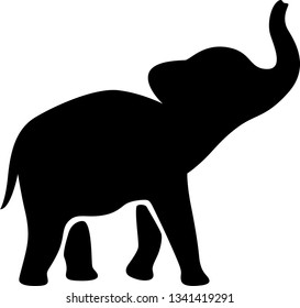 Elephant stencil art