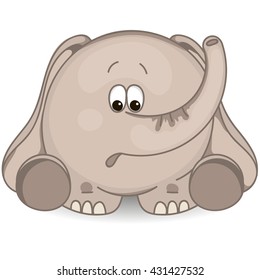 Elephant surprised