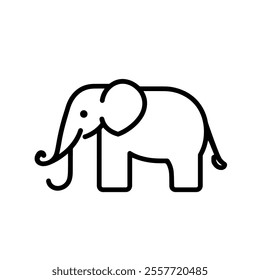 Elephant symbol design logo vector