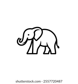 Elephant symbol design logo vector