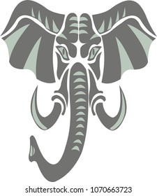 Elephant as a symbol, emblem, logo