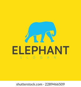 símbolo elefante , plantilla de logotipo de elefantes , logotipo de elefantes vectoriales	
