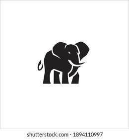 Elephant Symbol Logo. Vector Illustration.