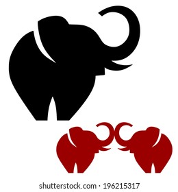 elephant, vector 